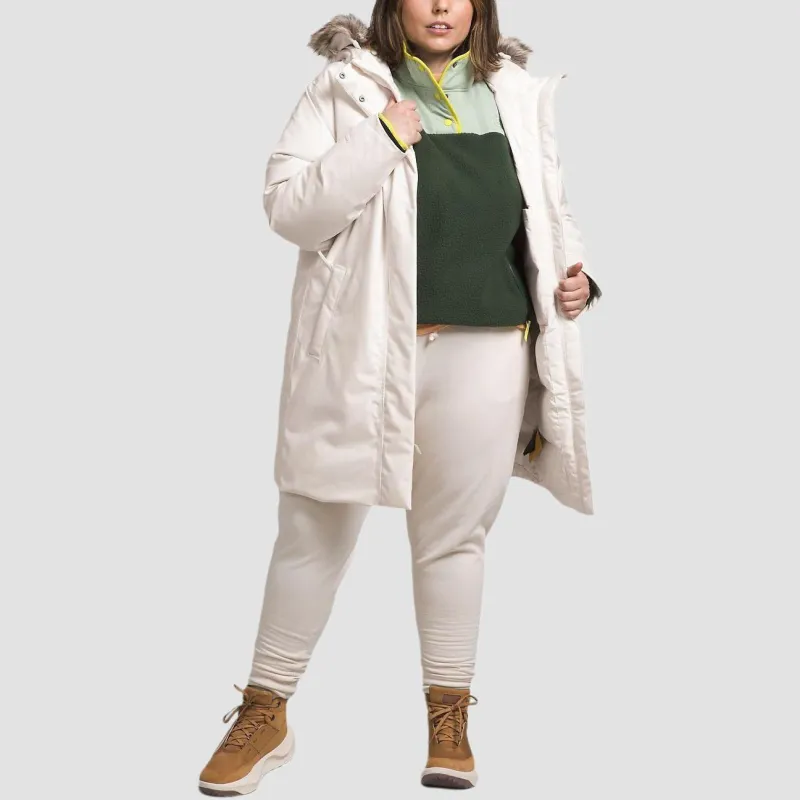 THE NORTH FACE Women's's Plus Arctic Parka Down Jacket Women's White-1
