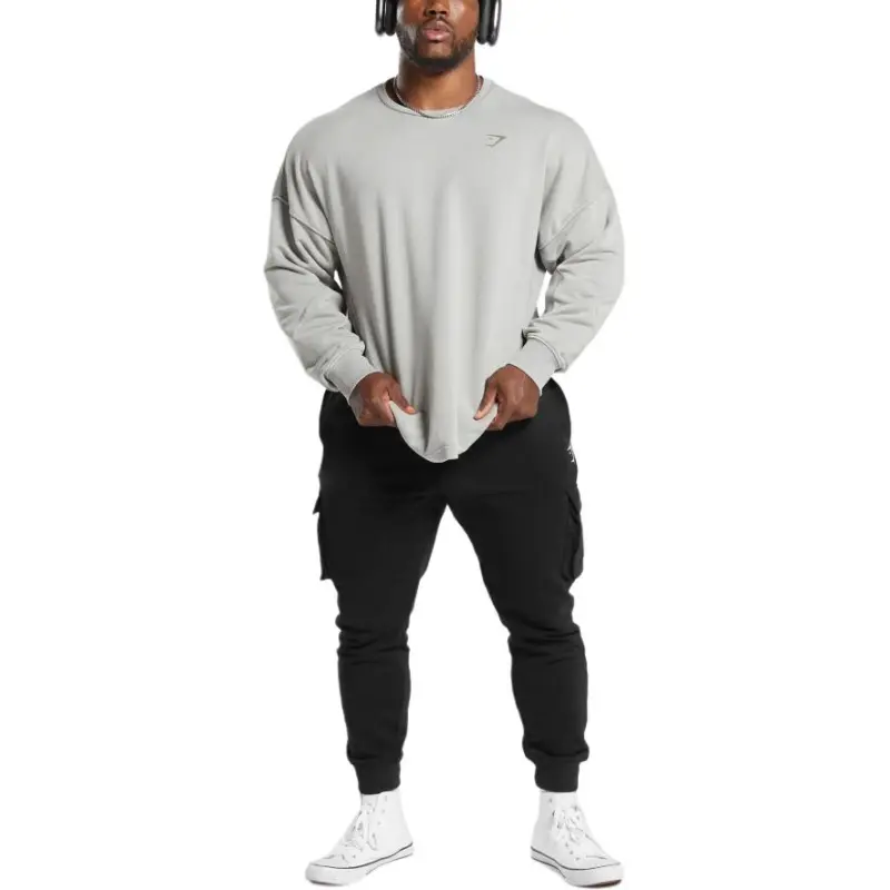 GYMSHARK T Shirts Men Gray-1