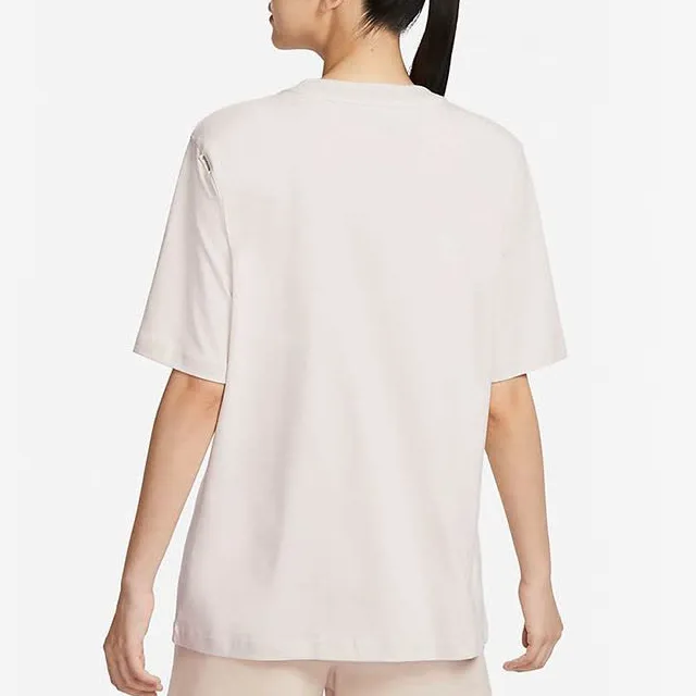 Nike T Shirts Women's Beige-4