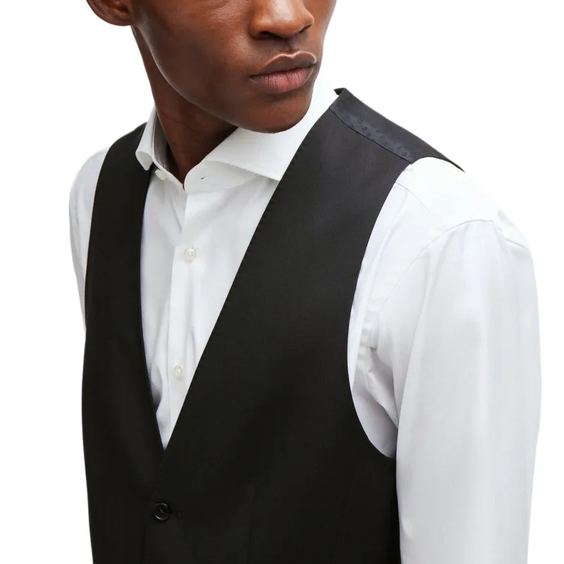 Boss Single breasted Tailored Waistcoat-4