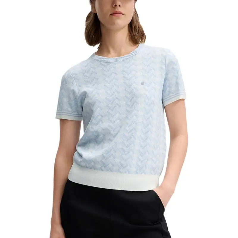 FILA Regular T Shirt Women's Enchanting Blue-4