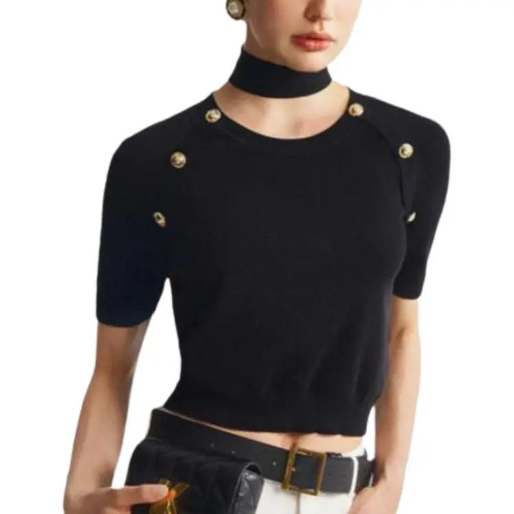 KARL LAGERFELD SS25 Knitwear Women's Black-1