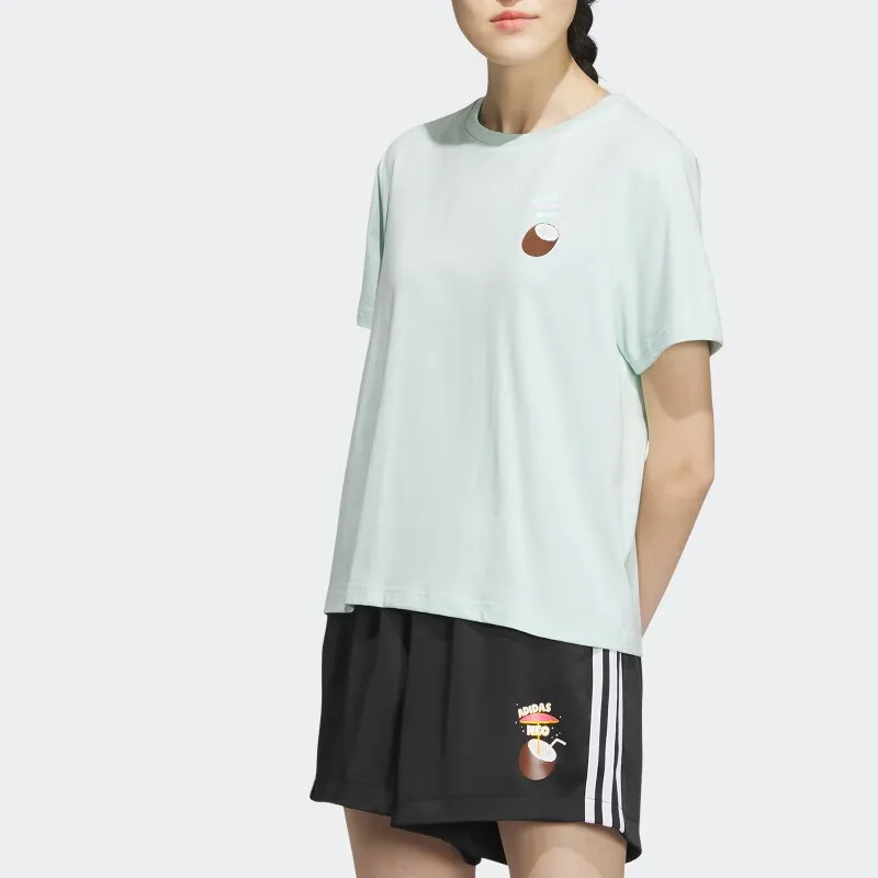 Adidas Neo T Shirt Women's Symbol Green-4