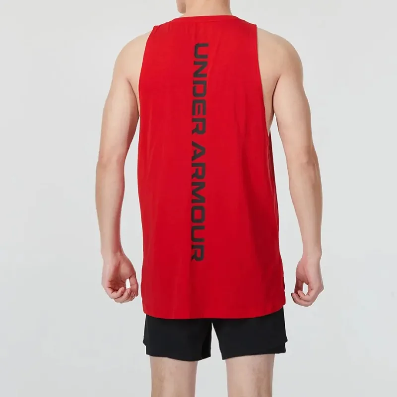 Under Armour Tank Tops Men's Red-3