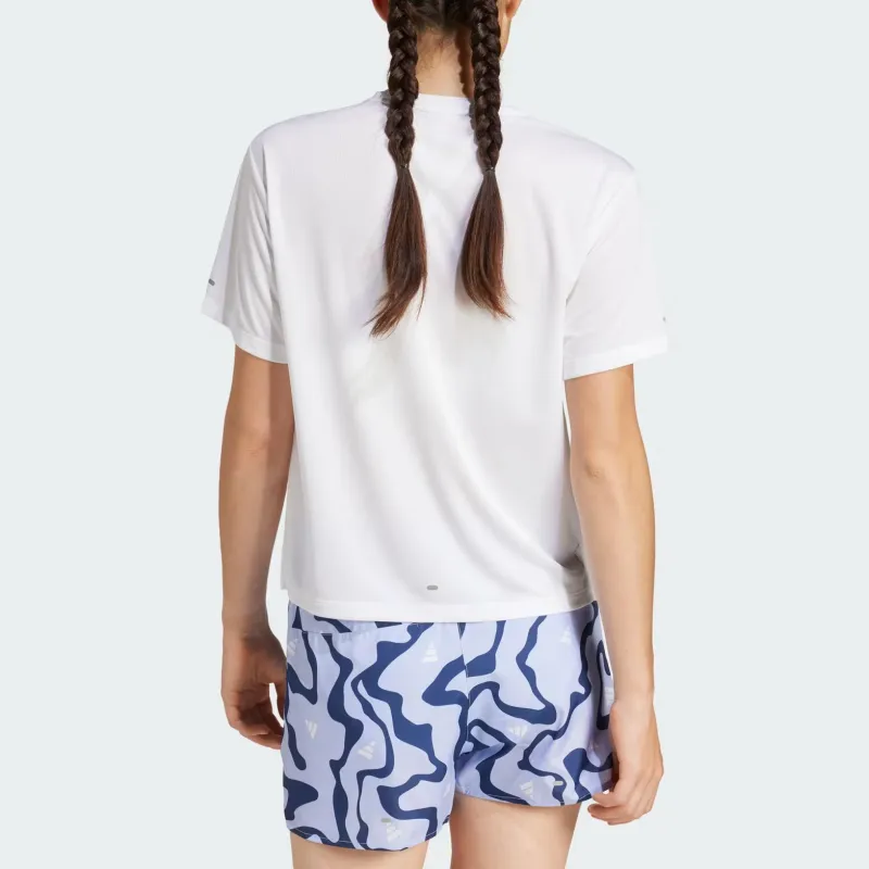 Adidas BRAND LOVEClimacool SS25 T Shirt Women's White-3