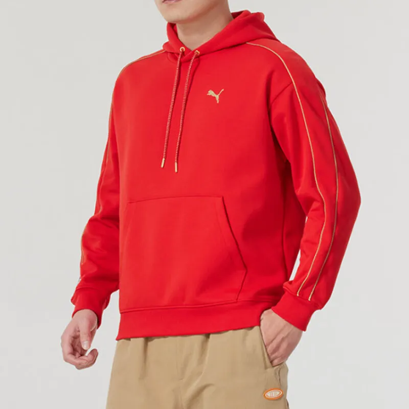 PUMA Hoodie GAME ON DK Sweatshirt Men's Red-3
