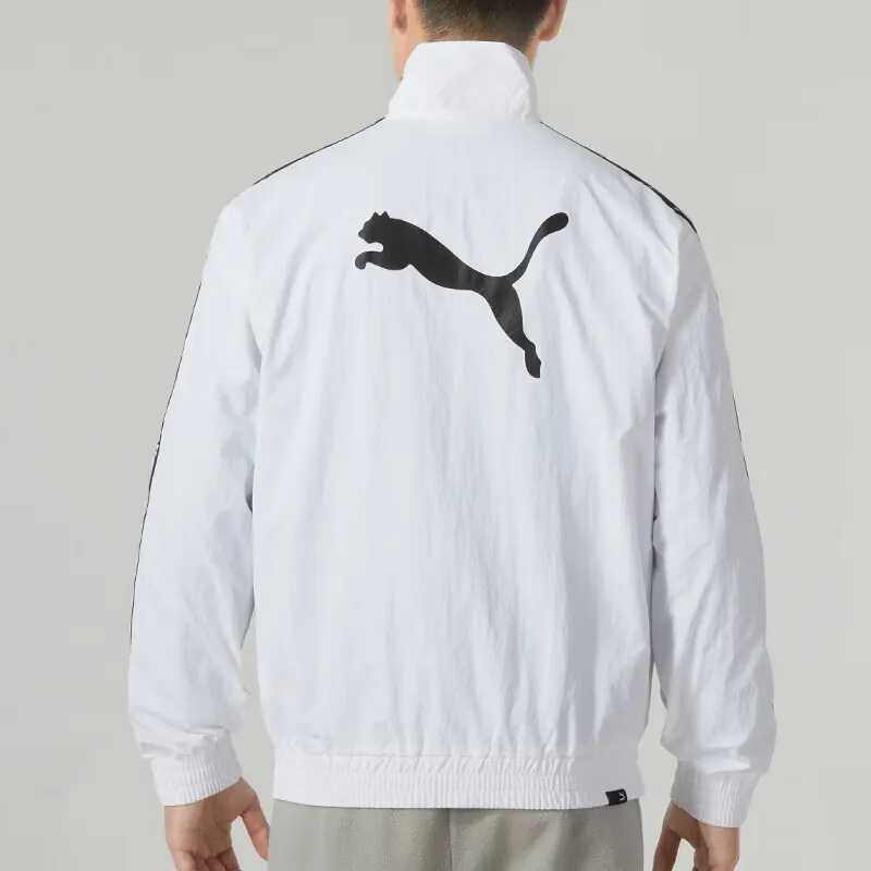 PUMA Jackets Men White-3