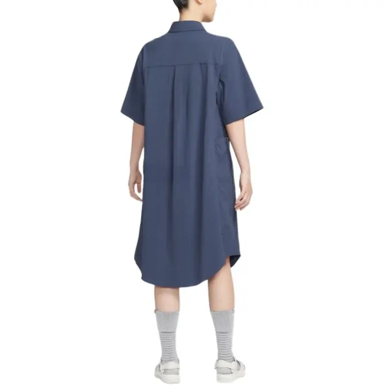 Nike SS25 Short Sleeved Dress Women's Blue-1