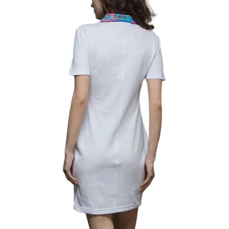 VERSACE JEANS COUTURE SS24 Short Sleeved Dress Women's White-4