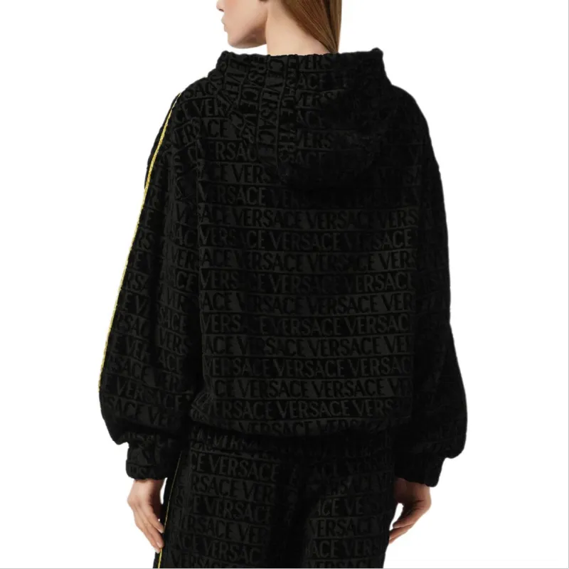 VERSACE Long Sleeved Drawstring Hoodie-3