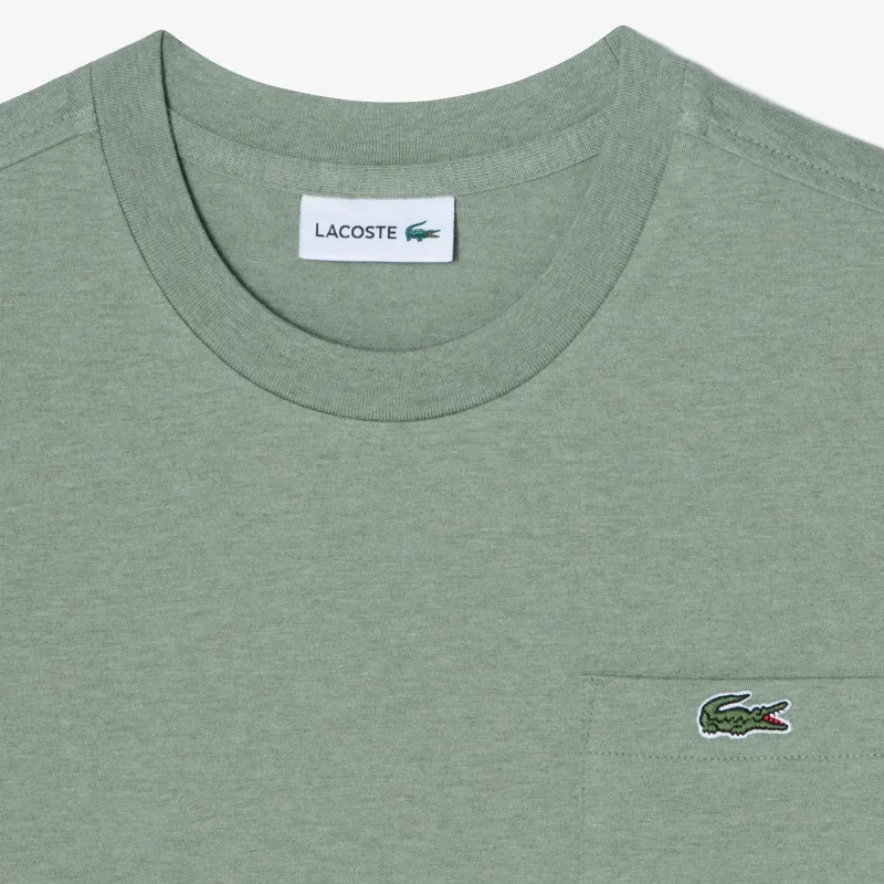 LACOSTE T Shirts Men Green-4