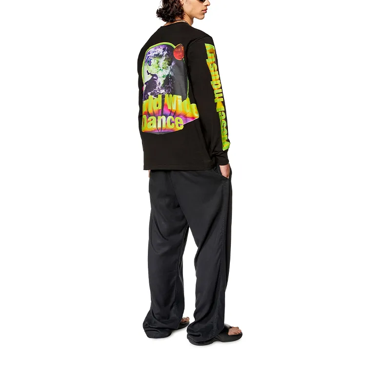 DIESEL T Shirts Men Black-2