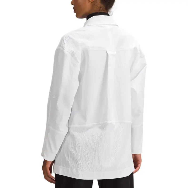 Lululemon Mixed Woven Shirt Women's White-2