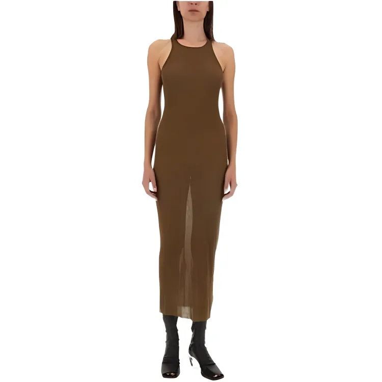 RICK OWENS/RO Sleeveless Dress Women's Brown-2