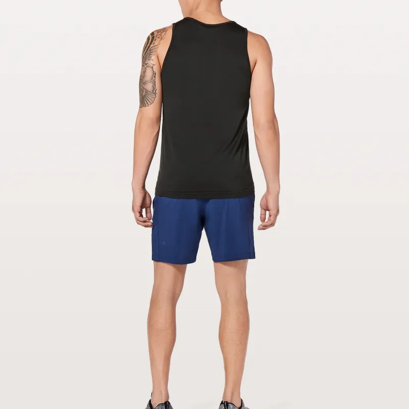 Lululemon Metal Vent Tech Tank Tops Men's Charcoal Black-2
