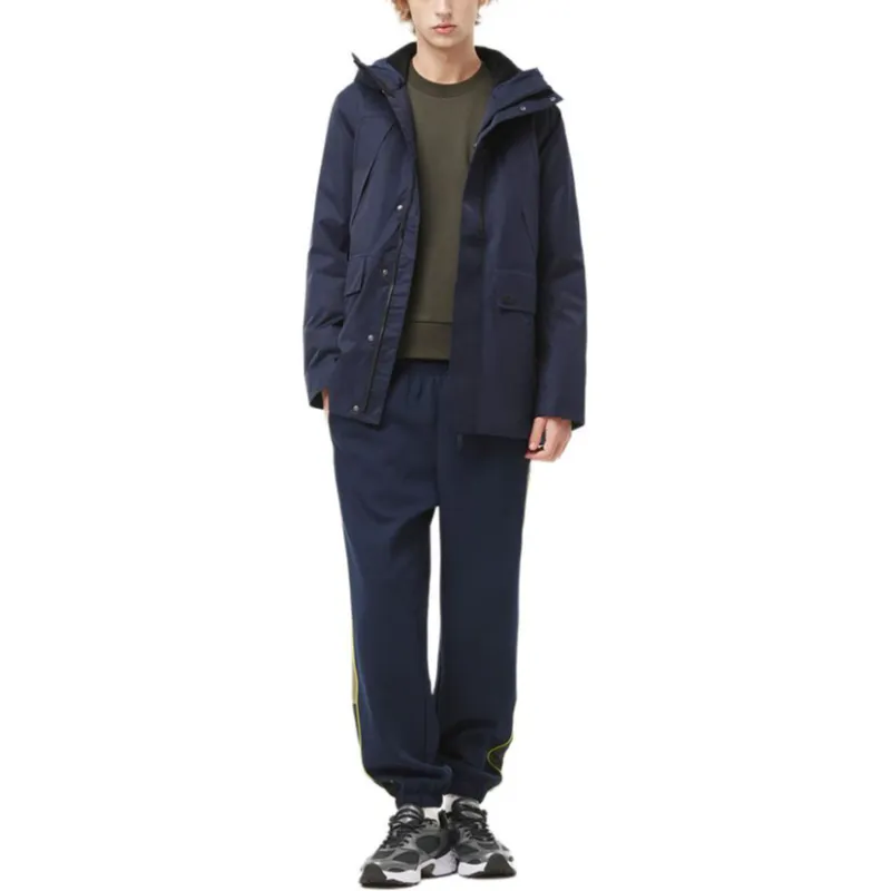 LACOSTE Down Jacket Men's Navy Blue-1