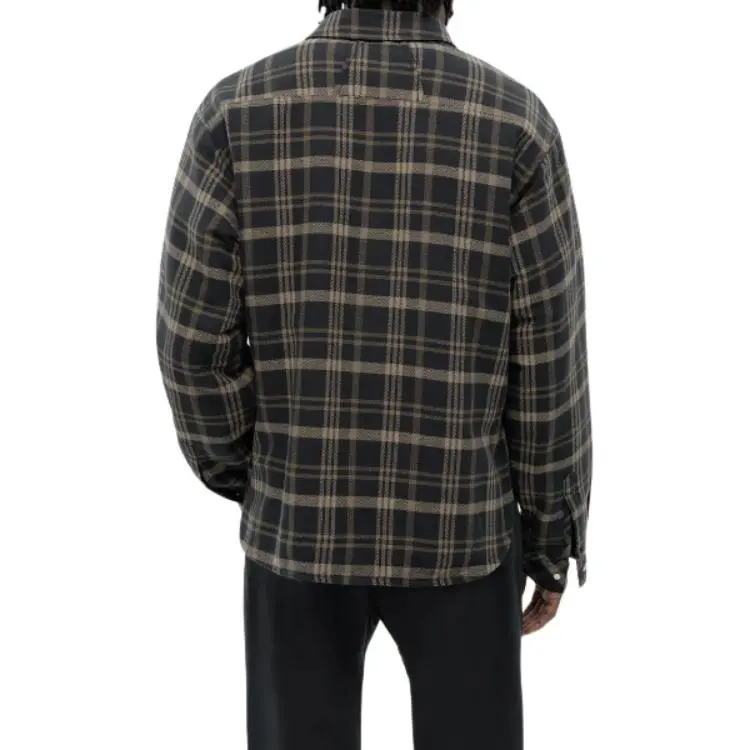RHUDE Flannel Sherpa Overshirt-3