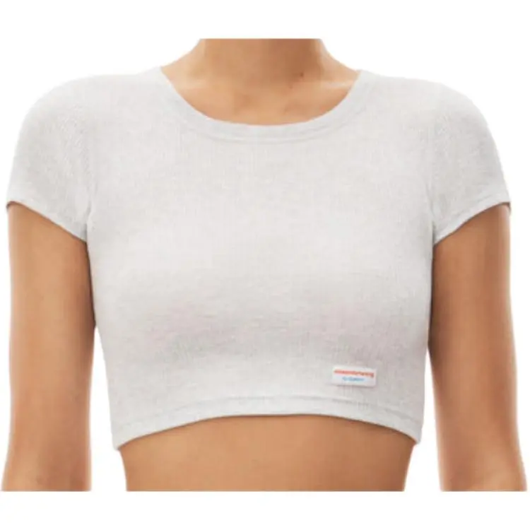 Alexander Wang Crop Tops Women's Gray-2