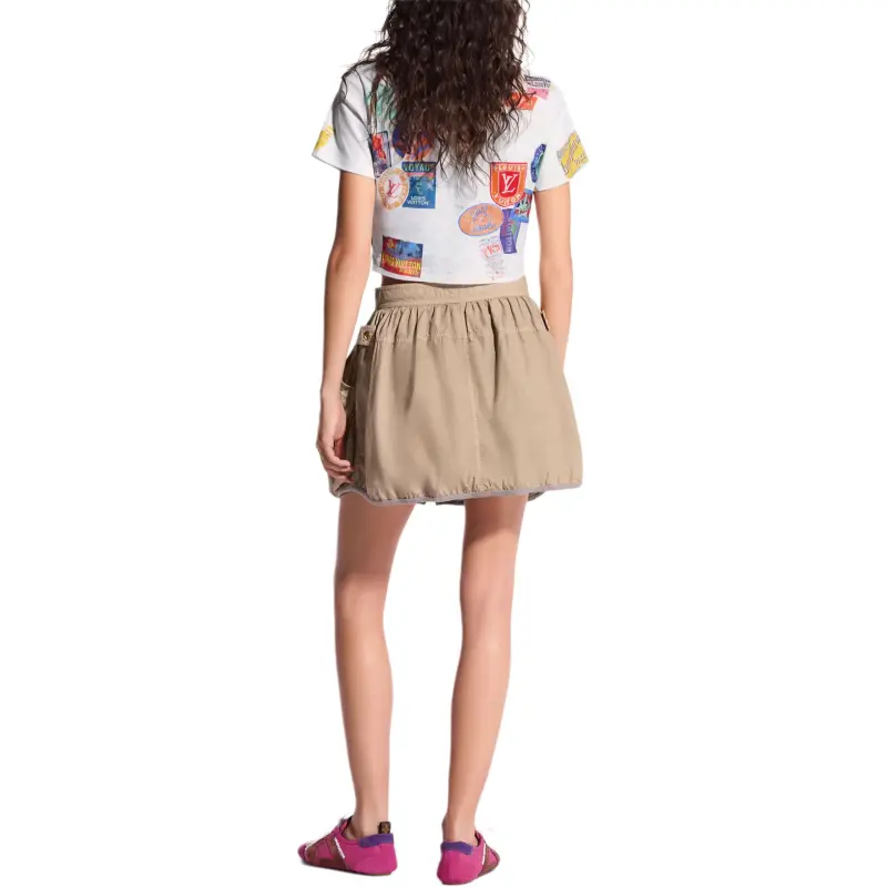 LOUIS VUITTON Mahina Patch Print Crop Top-4