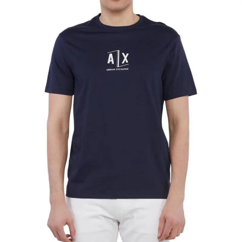 ARMANI EXCHANGEAE T Shirt Men's Blue-1