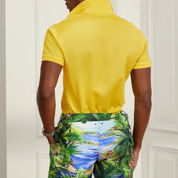 Ralph Lauren Purple Label SS23 Polo Shirt Unisex Yellow-3