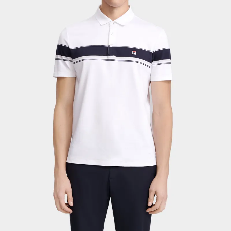 FILA Polo Shirt Men's Standard White-2