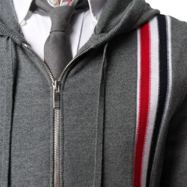 THOM BROWNE· Sweatshirt Men's Gray-4