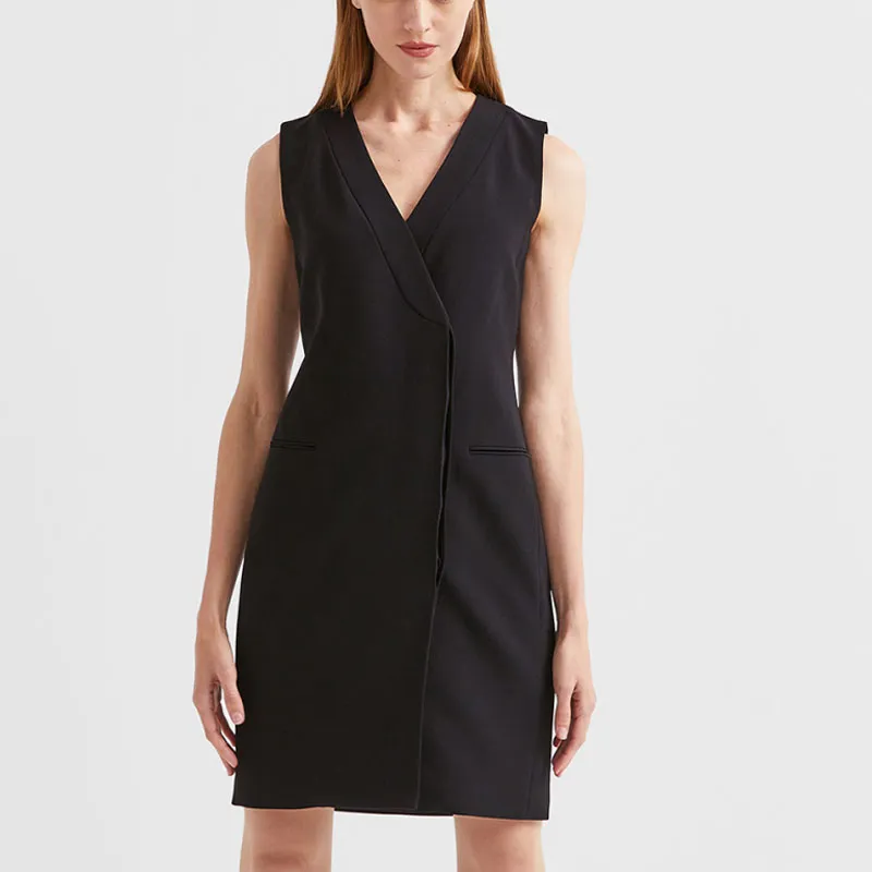 THEORY Sleeveless Dresses Women's Black-1