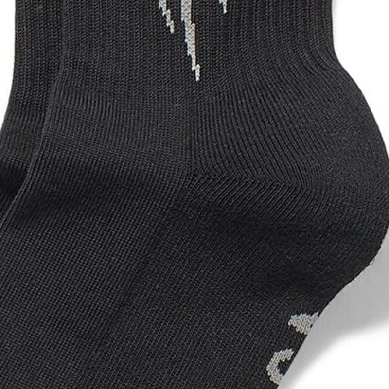 Balenciaga FW24 Mid Calf Socks Men's 1 Pack Black-4