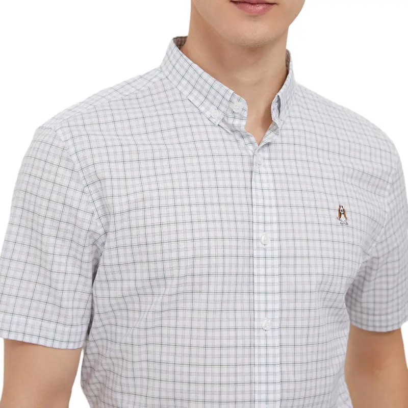 Hush Puppies Shirt Men's Medium Green-4