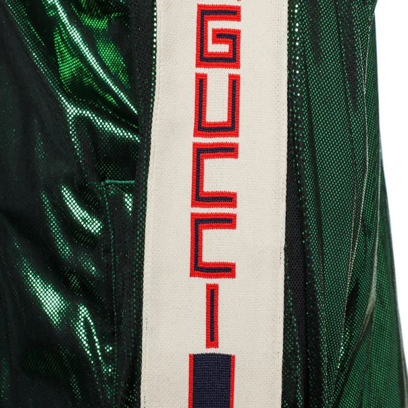 GUCCI Oversize Laminated Jersey Jacket-4
