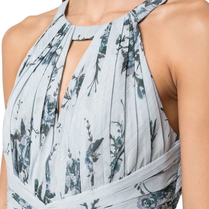 Marchesa Notte Chiffon Open Back Bridesmaid Gown-4