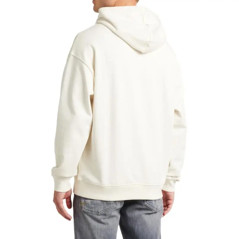 HUGO BOSS Logo print Cotton Hoodie-4