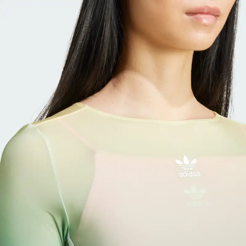 Adidas Originals Long Sleeved Dresses Women's Multicolor/Blue-5