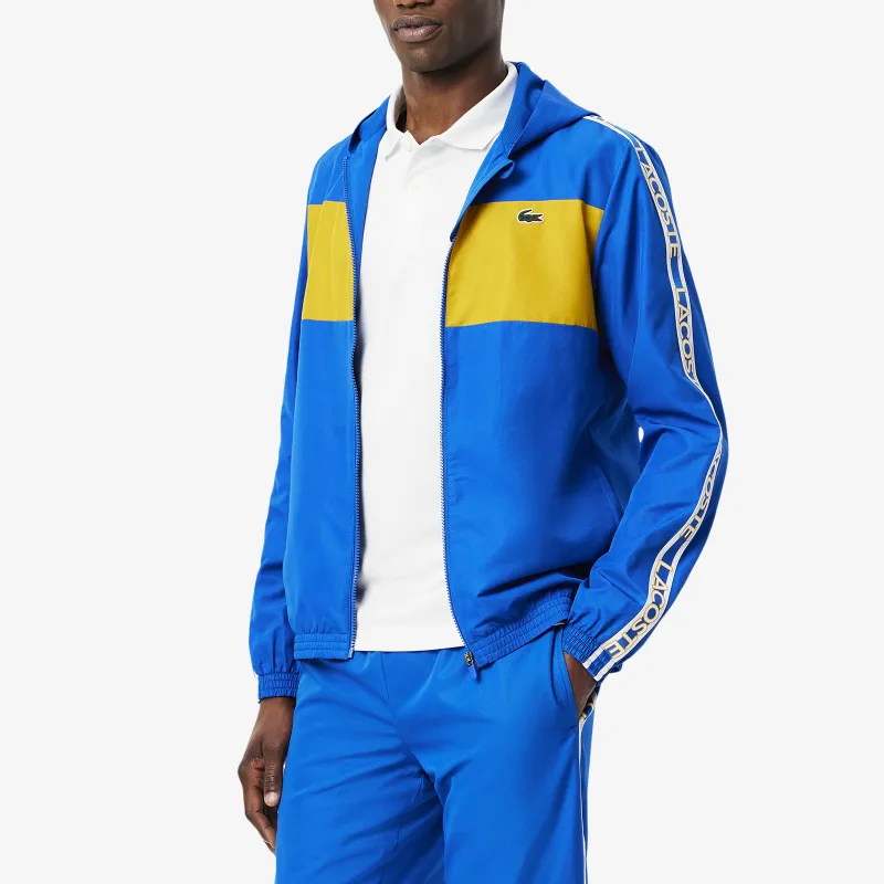 LACOSTE Jackets Coats Men's Blue/Yellow-1