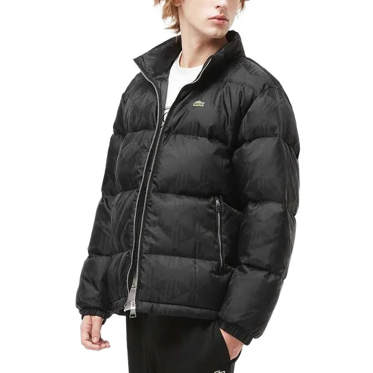 LACOSTE Down Jacket Men's Black-3