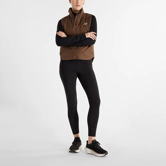 New Balance AW24 Vest Women's Coffee-2