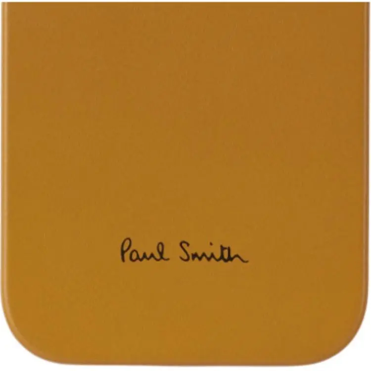 PS By Paul Smith Leather Material Simple And Stylish Phone Cases Compatible With IPhone 14 Pro Solid Color-2