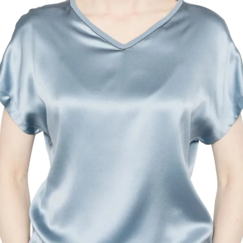 Brunello Cucinelli Satin Blouse-4