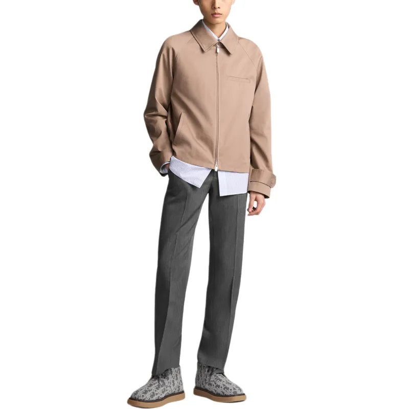 DIOR SS25 Trench Coat Men's Beige-4