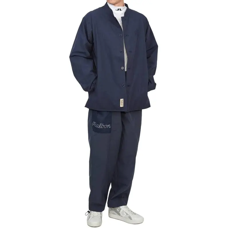 Malbon Golf Jackets Coats Men's Indigo-2