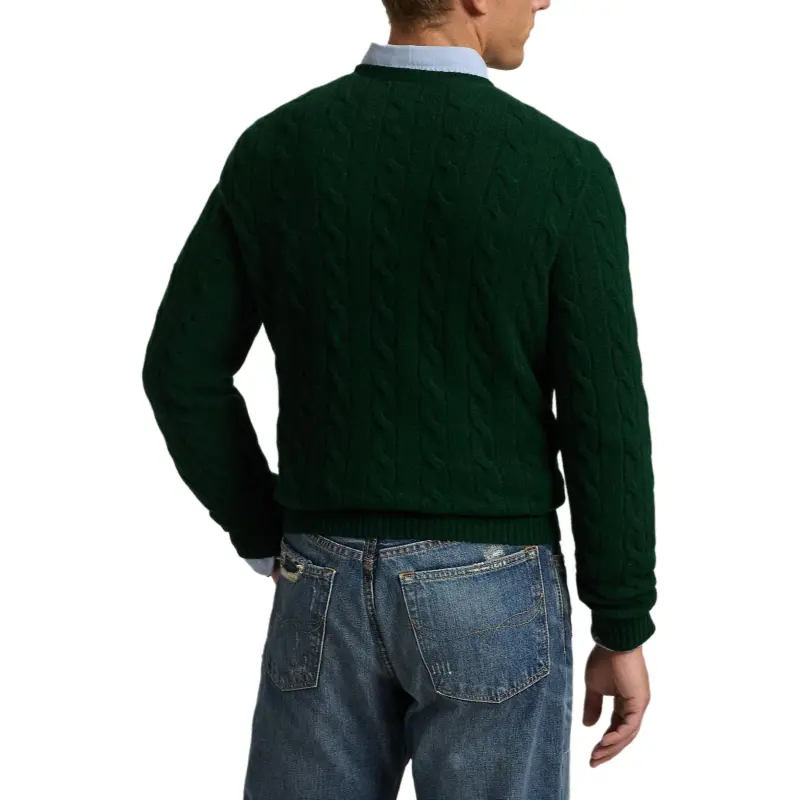 Ralph Lauren Polo Pony Cable knit Cotton Jumper-4