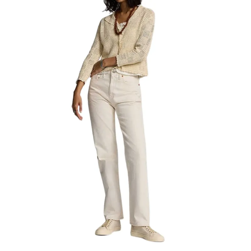 Polo Ralph Lauren SS25 Jeans Women's White-1