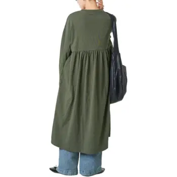 FREAK'S STORE Long Sleeved Dress Women's Olive Green