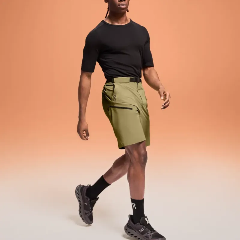 On Trek Short Cargo Shorts Men's Dark Khaki-1