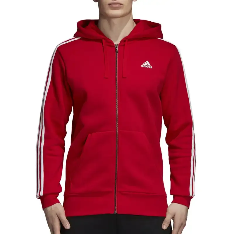 Adidas ESS 3S FZ B Jackets Coats Men's Red-3