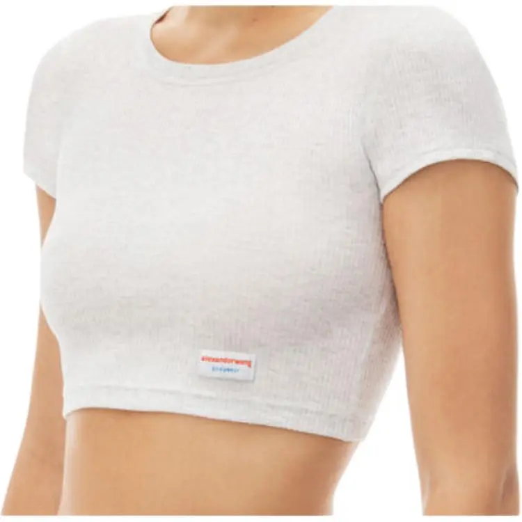 Alexander Wang Crop Tops Women's Gray-1