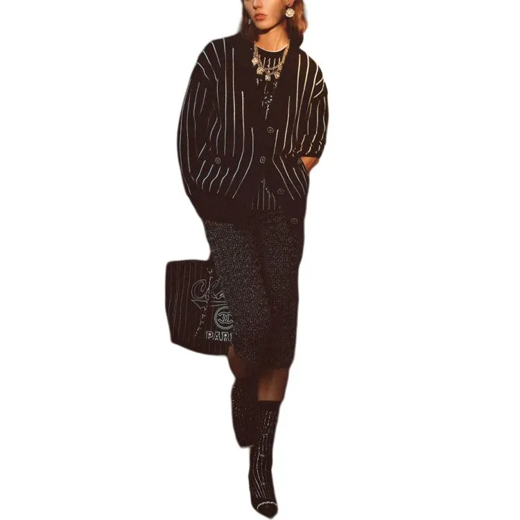 CHANEL Women's Knee high Socks-2