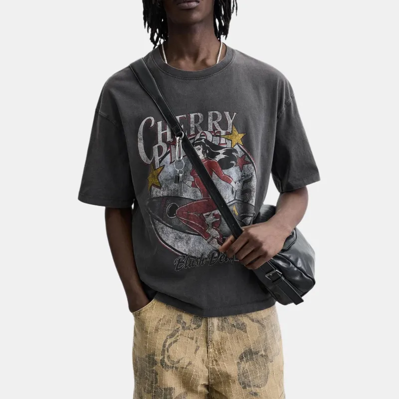 ZARA T Shirts Men Dark Taupe-5
