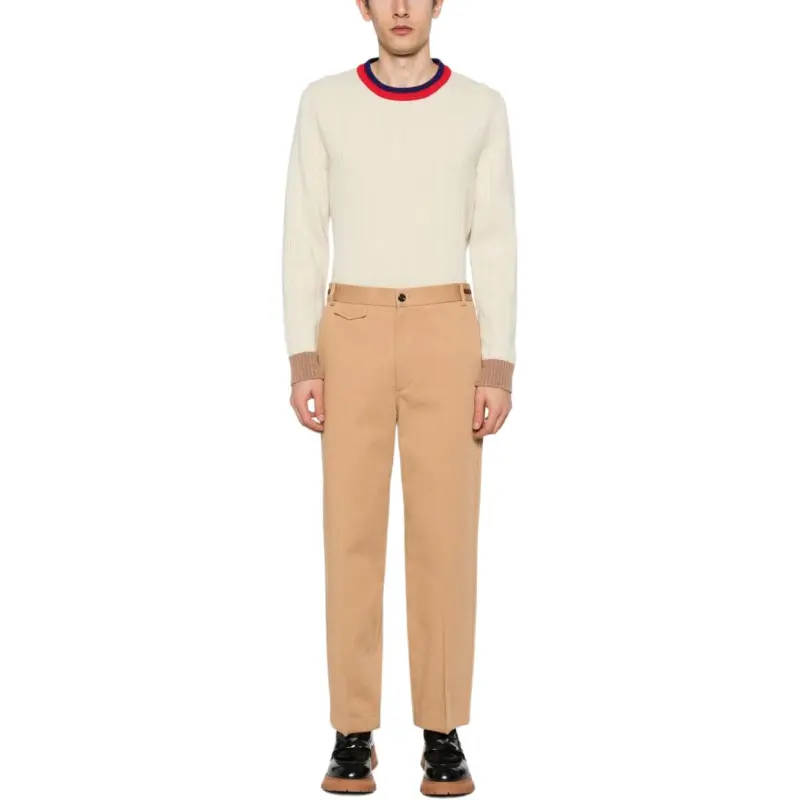 GUCCI Straight Leg Tailored Trousers-4